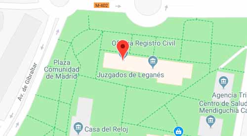 Situación del Registro Civil de Leganés