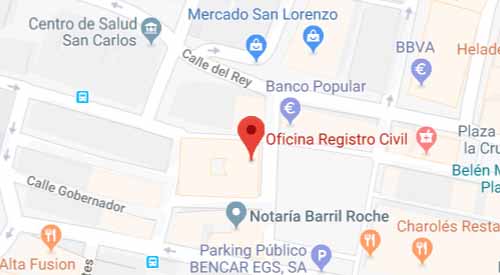 mapa registro san lorenzo escorial
