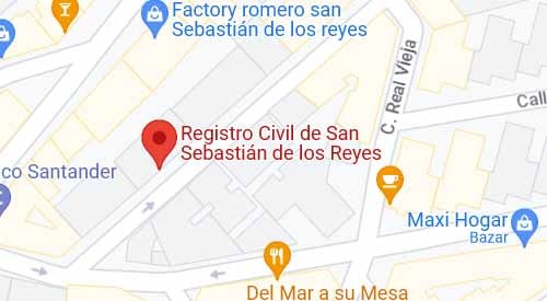 mapa registro san sebastián de los reyes