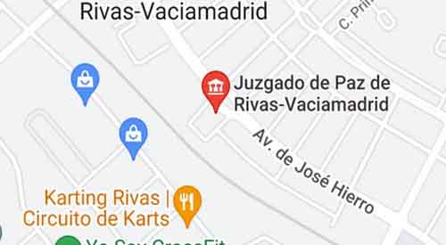 plano Juzgado de Paz y Registro Civil Rivas Vaciamadrid